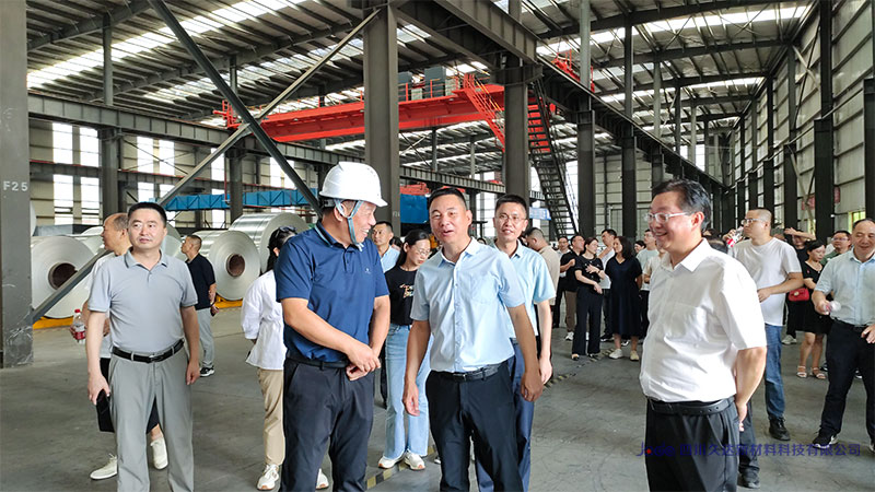 广元市利州区政协主席李映文率队调查GA黄金甲新材，推动绿色铝都建设
