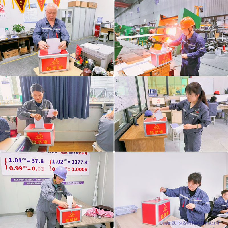 joda-yuangongdahui2 GA黄金甲新材工会第二次会员代表大会成功进行